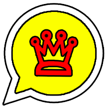 WhatsApp Gold Red icon