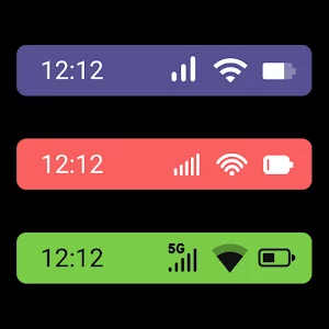 Material Status Bar   icon
