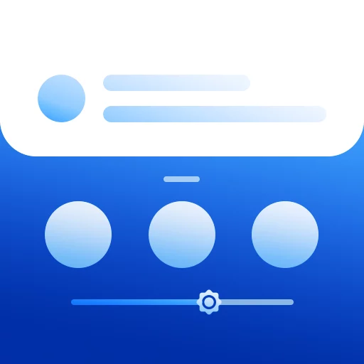 Bottom Quick Settings  icon